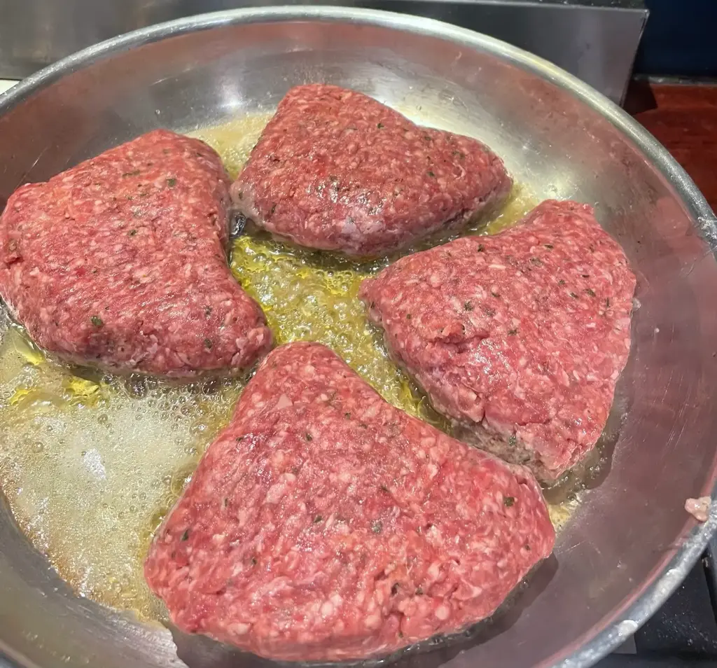 Burgers d'agneau (4 pièces -17€/kg) 