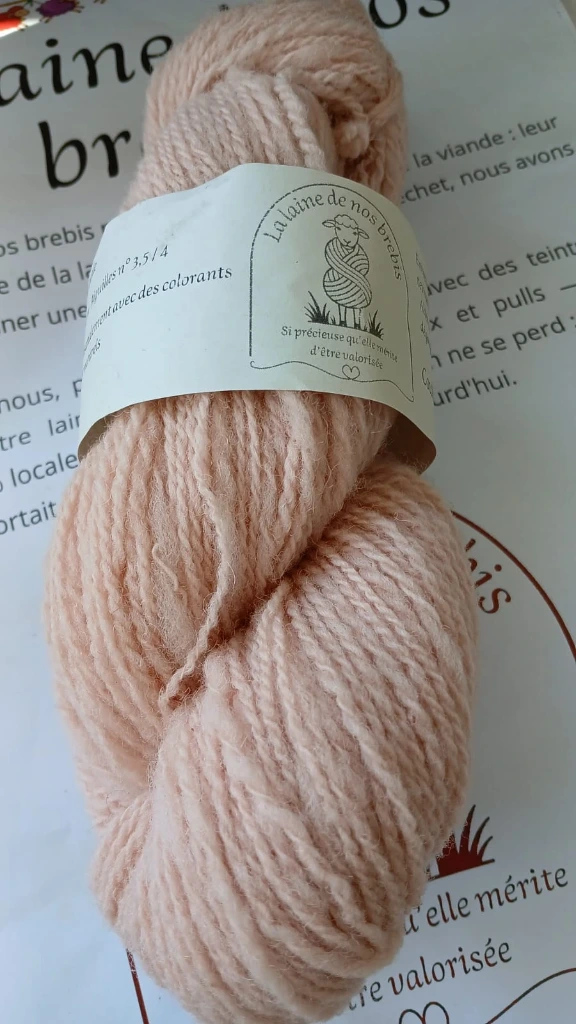 Écheveau de laine Marchal — teinture végétale - Aiguille N°4